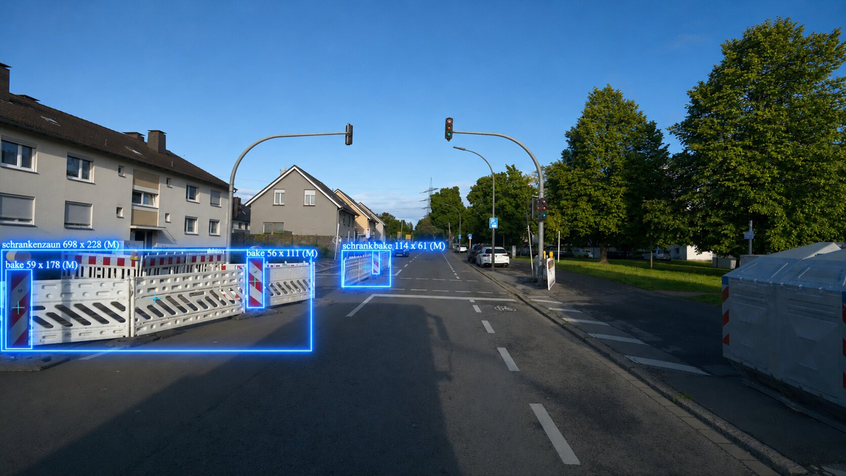 KI-Erkennung aktiver Baustellen mit Detection-Overlays und georeferenzierter Kartierung