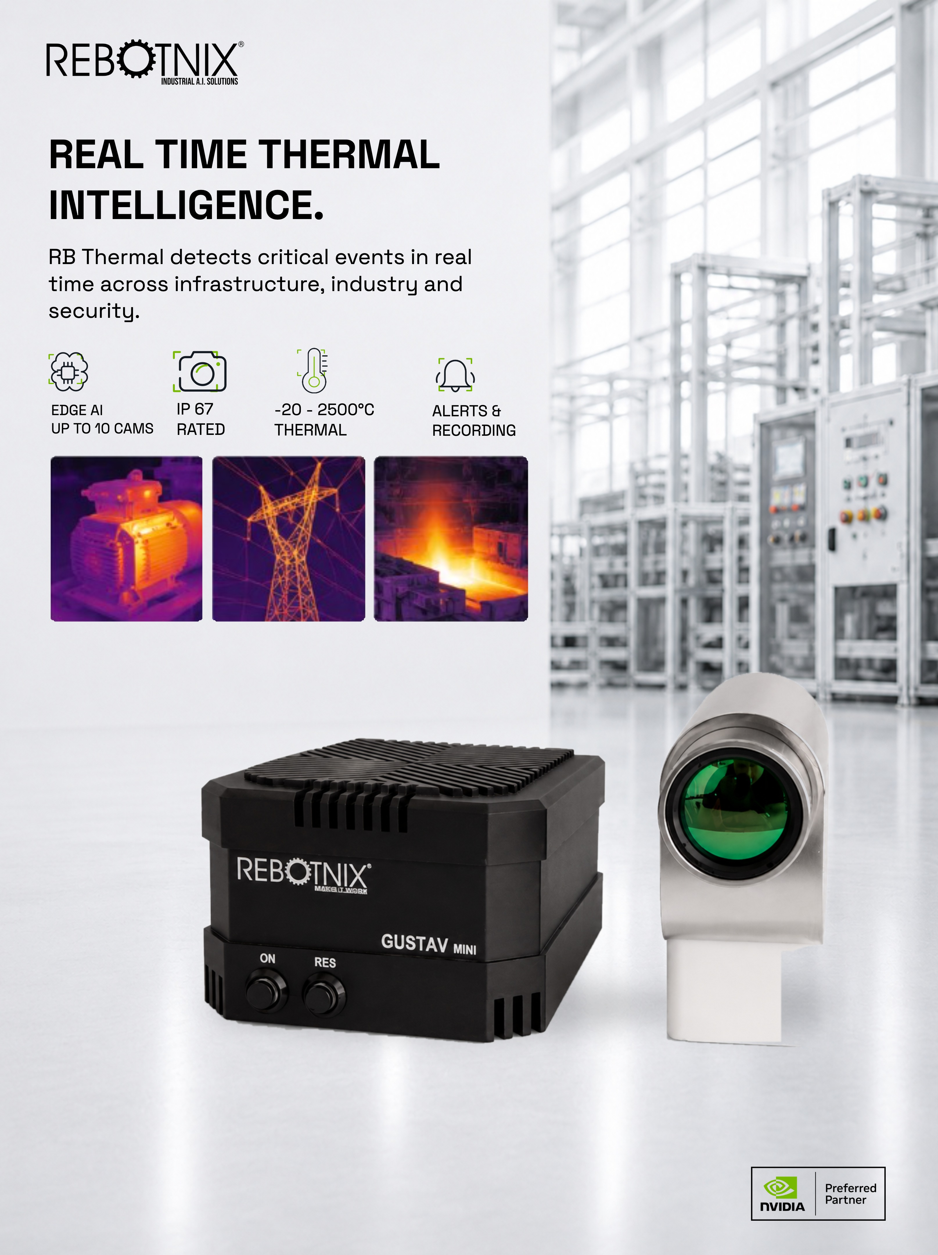 RB Thermal System mit GUSTAV MINI Edge-KI und Thermalkamera
